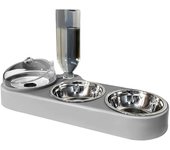 Automatic pet feeder, beveled mouth water dispenser, automatic dog and cat drinker