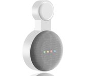 1Pcs Suitable for Google Audio for Google Nest Mini Wall Bracket Second Generation Socket Hanging Hanger Bracket-White