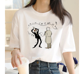 Good Omens t-shirts women funny Japanese top girl streetwear harajuku graphic clothing