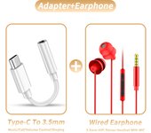 High Quality ASMR Sleeping Earphones Stereo HIFI Heavy Bass Silicone Headsets 3.5MM AUX/Type-C In-Ear Wired Invisible Earbuds