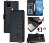 For Google Pixel 4a 5 5a 6 6a XL Pro 5G Solapa Carcasa Del Soporte De La Tarjeta De Crédito Antirrobo