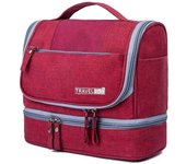 Portable Toiletry Washbag with Hanging Hook Waterproof Women Bathroom Cosmetic Storage Bag Large Travel Men Makeup Case