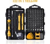 122 in 1 Screwdriver Set Precision Magnetic Screw Driver Bits Torx Hex Bit Handle Mobile Phone Repair Screwdrive Kit Hand Tools