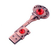 JASTER Free Custom Logo USB 2.0 Flash Drive 128GB Metal Beautiful Key Memory Stick 64GB Creative Business Gift Pen Drive 32GB