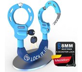 Patinete Electrico, Antirrobo Para Bici, Xiaomi Segway-Ninebot Patinete eléctrico, Moto, Bicicleta (4 colores) Candado Antirrobo de Doble Anillo