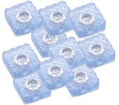 Rubber 10pcs Cabinet Chair Leg Floor Protection Bedside Furniture Leg Pad Floor Protector Protection Cover Table Feet Pad