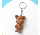 Creative  bear key chain colorful bear hot - selling pendant key chain accessories