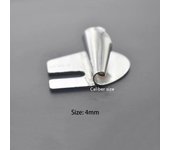 2PCS Stainless Steel Sewing Rolled Hemmer Foot DIY Crafts Durable Hemming Puller 3mm-10mm Sewing Accessories