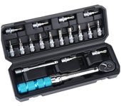 Juego de Llaves Dinamométricas para Bicicletas, Llave Dinamométrica 1/4 Pulgada 2 a 14 Nm Kit de Herramientas para MTB