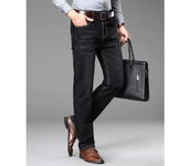 28-40 2024 Otoño/Invierno nuevos pantalones vaqueros para hombres pantalones duraderos gruesos elásticos de alta calidad con pantalones vaqueros de tecnología lavada