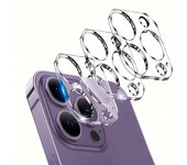 3Pcs HD Camera Lens Protector Glass For iPhone 15 14 13 12 11 Pro Max Mini Back Lens Full Cover Tempered Glass Film Accessories