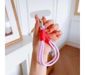 New fashion mobile lanyard wrist strap anti-drop cord iphone 15 mobile phone decoration pendant multi-purpose lanyard