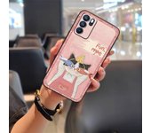 Phone Pouch Anti-dust Phone Case For OPPO Reno6 Pro Durable Mobile Case Fashion Design Cartoon Shockproof TPU Protective