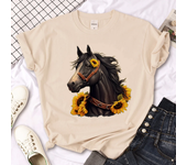 Horse t-shirts women streetwear Japanese t-shirts girl 2000s manga Japanese clothes