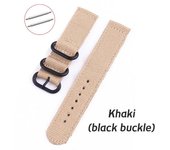 Nylon Band 18mm 20mm 22mm 24mm Repment Watch Strap for Samsung Gear Amazfit MOTO Universal Knit Bracelet with Pins