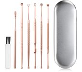 Ear Cleaning Kit,Safe Ear Wax Removal Tool,Earwax Removal Kit,Painless Ear Pick,with Storage Box and Cleaning Brush