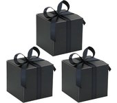 50PCS Square Paper Candy Boxes, Sweet Wedding Favour Boxes, DIY Party Gift Bags, Paper Treat Boxes
