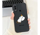 Case For Samsung Galaxy A10 A105F A10s A107F Soft Liquid Silicone Back Cover For Samsung M01s SM-M017F Funda Rabbit Cat Panda