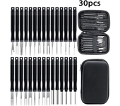 Herramienta de desmontaje de terminales de caja de 30 piezas, kit de extractor de pines de conector de prensado de cables