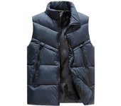 Pockets Orange Vest Windbreaker Waistcoat