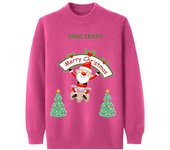 Best Round Neck Hoodie Knitted Ugly Christmas Men's Sweater