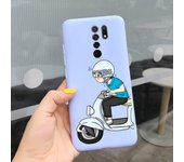 For Redmi 9 Phone Case 6.53 inch Xiaimi Redmi 9 Soft Silicone Phone Cases TPU Back Cover On Capa Redmi9 Cute Bear Cartoon Bumper