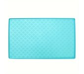 1pc Silicone Non-slip Pet Food Mat Easy To Wash Waterproof Pad For Dog And Cat Supply