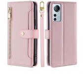 Magnético Funda de Cuero PU Billetera Solapa Cover Mi 12 Lite, Multifuncional Cuerda Colgante Funda protectora
