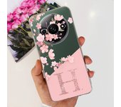 For Xiaomi Redmi A3 2024 Case Fashion Flower Letters Clear Soft Silicone Back Cover For Xiomi Redmi A3 Fundas RedmiA3 Phone Case