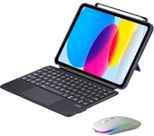 keyboard for iPad 10 Generation Magnetic Folio Split Stand Cover with Pen Holder  Backlit Keyboard