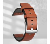 20mm 22mm Quick release Leather Strap for Samsung Galaxy Watch 3 Active2 40 44mm huawei watch gt 2 WatchBand 18 24mm Band