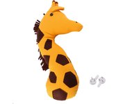 3D Animal Wall Cute Stuffed Wall Hanging Toys Kids Room Animal Wall Sculptures--Giraffe