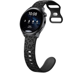 Correa grabada de 20mm para Samsung Galaxy Watch, pulsera de silicona deportiva de leopardo para Huawei gt 4-3-2e, 7/6/4/classic/5/pro/Active 2