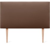 Liso  Patas cabeceros Cabezal tapizado Cama Lujo (150x105cm  Patas (Camas 150/160), Tela Beige)