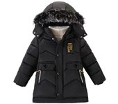 Chaqueta de algodón para niños, ropa para niños de mediana edad, invierno
