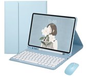 Tablet Keyboard for Samsung Galaxy Tab A9+ A9 Plus 11 inch SM-X210 X216 X218,Spanish Keyboard,Case with Pencil Holder