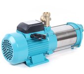 Bomba centrífuga de 1300 W, bomba de agua doméstica, interruptor de presión, 4000 L/H, 9,8 bar, con manómetro, interruptor de pr