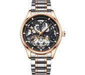 AILANG-reloj deportivo automático para hombre, cronógrafo mecánico con esqueleto, resistente al agua, cristal de zafiro calado