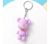 Creative  bear key chain colorful bear hot - selling pendant key chain accessories