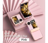 Cuero Lujo Flash diamond Galvanoplastia Bisagras Carcasa del teléfono móvil OPPO Find N3 Flip, Find N2 Flip, Funda protectora