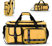 Bolsa de gimnasio 2 en 1, Mochila deportiva de gran capacidad, ligera, impermeable, con correa para el hombro y bolsillo húmedo