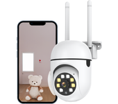 Cámara De Vigilancia Exterior 5MP CCTV IP Wifi Impermeable Protección De Seguridad Inalámbrica Para El Hogar Con Rastreo