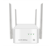 New 4G Home WiFi Router Wide Coverage 300M 2XRJ45 Cat4 4G LTE Sim Card Wireless Router with External Antenna EU-Plug