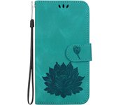 For Samsung Galaxy A51 A52 A54 a71 a 51 52 54 71 5G 4G estampado patrón de loto funcional de soporte de carcasa protectora de c