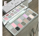 16 Color Matte Glitter Nude Brown Eyeshadow Palette Shimmer Eyeshadow Longlasting Makeup Pearlescent Pigment Cosmetic Water U1W6