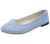 Woman Casual Round Toe Cute ck Mocasines  Church Flats Female Suede  Soft Sole Mom Blue Green Red Shoes