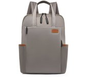 Mochila De trabajo simple para mujer, bolso de mano para ordenador portátil, mochila de hombro ligera informal, mochila de viaje de gran capacidad con cinturón de equipaje