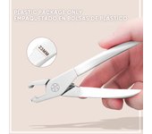 Vancostar-cortaúñas de acero inoxidablecortador de borde curvo afilado Premiumrecortador para dedos de los piesantisalpicadurascuidado de uñas en el hogar