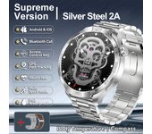Reloj inteligente For Watch 1.85" Ultra HD Bluetooth Call Watch Men,GPS Track,410 mAh Battery,400+Dial,Waterproof Smartwatch2025