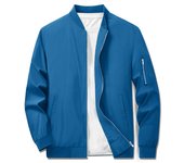 MAGCOMSEN Bomber Jacket for Men Casual Sportswear Lightweight Windbreaker Baseball Jacket with Zipper Pockets